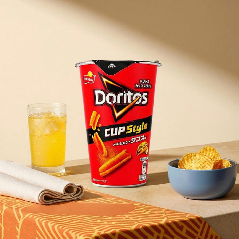 Corn Chips Snack Taco Flavor Cups 60 그램