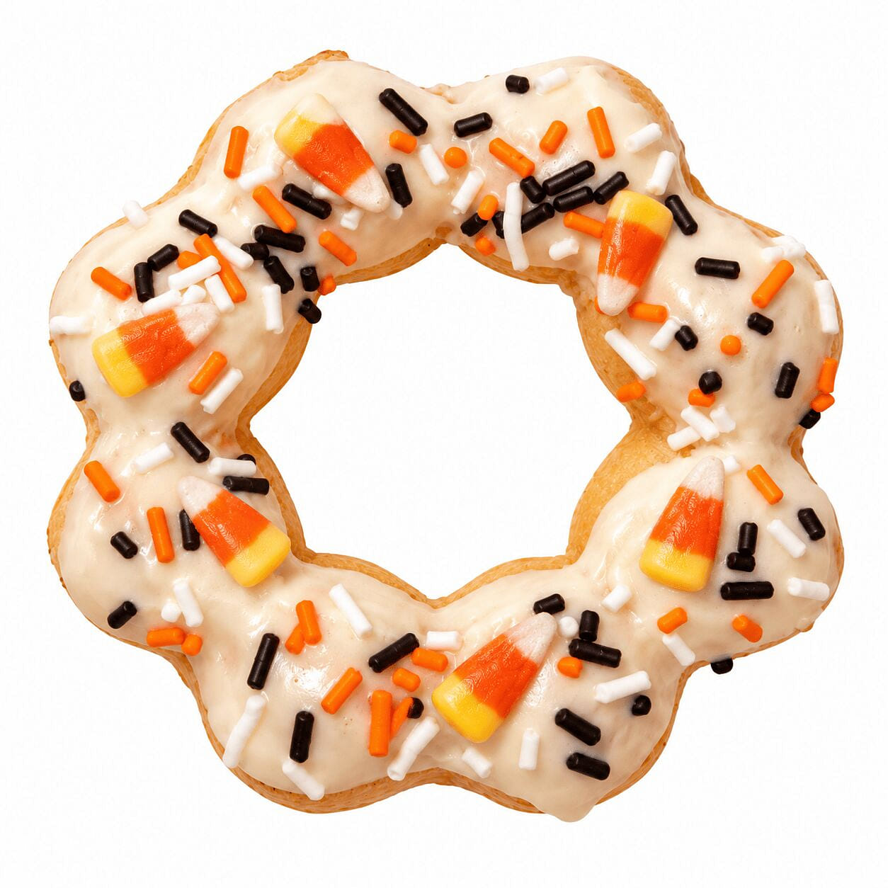 Halloween Limited Candy Corn Mochi Donut 1 each