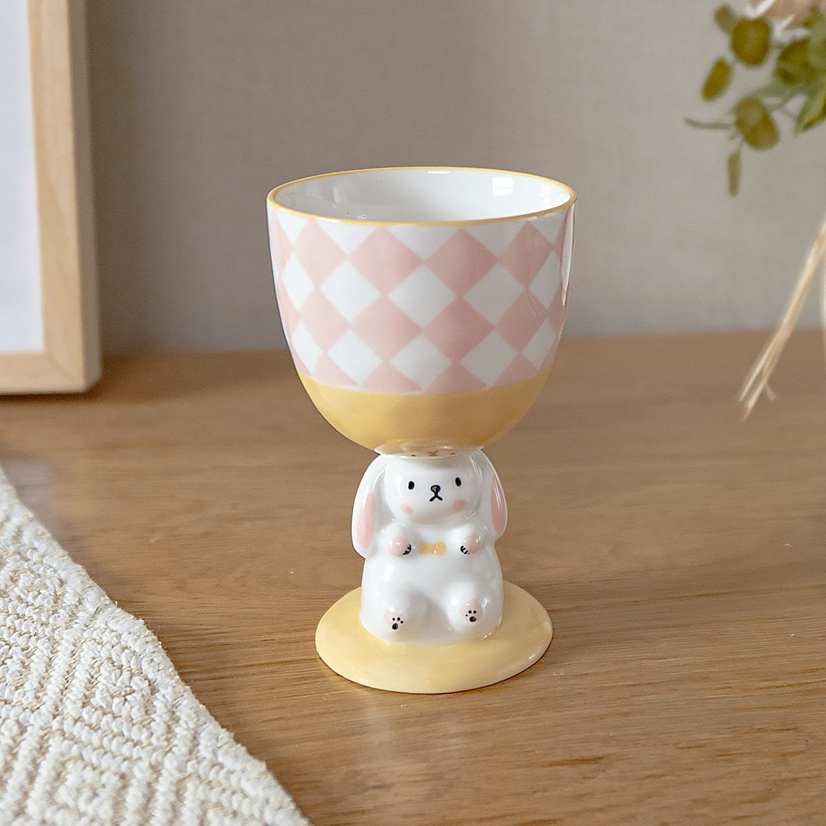 Novelty Bunny Cup Lovely Ceramic Mug Goblet Ideal Gifts Pink Diamond 1 개