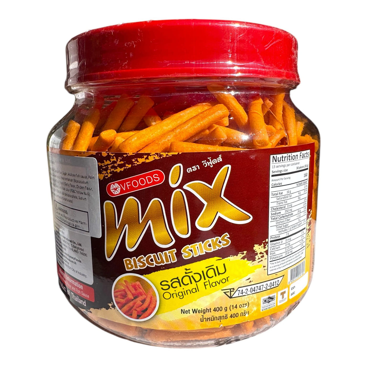 VFOODS MIX Biscuit Sticks (Original Flavor) 400 g