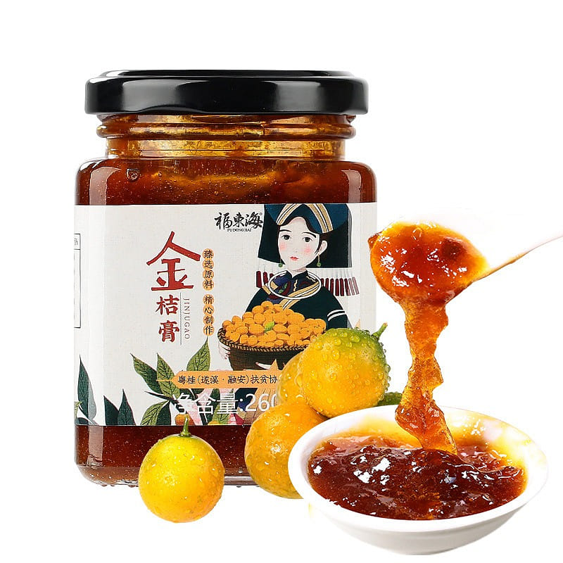 【 Fudonghai product 】 Kumquat paste Rong 'an specialty 260g/ can 260 그램