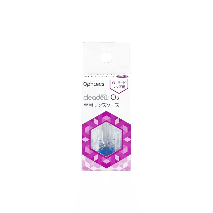 Ophtecs cleadew O2 清洁片剂专用硬性隐形眼镜盒2个- Weee!