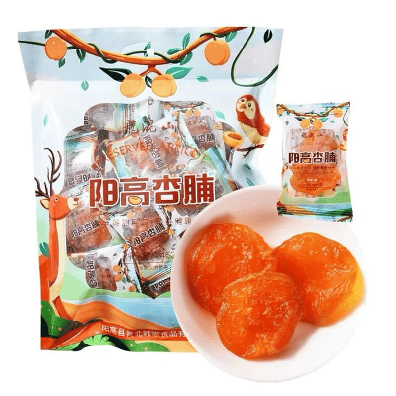 1 bag of Yanggao dried apricots 450 กรัม