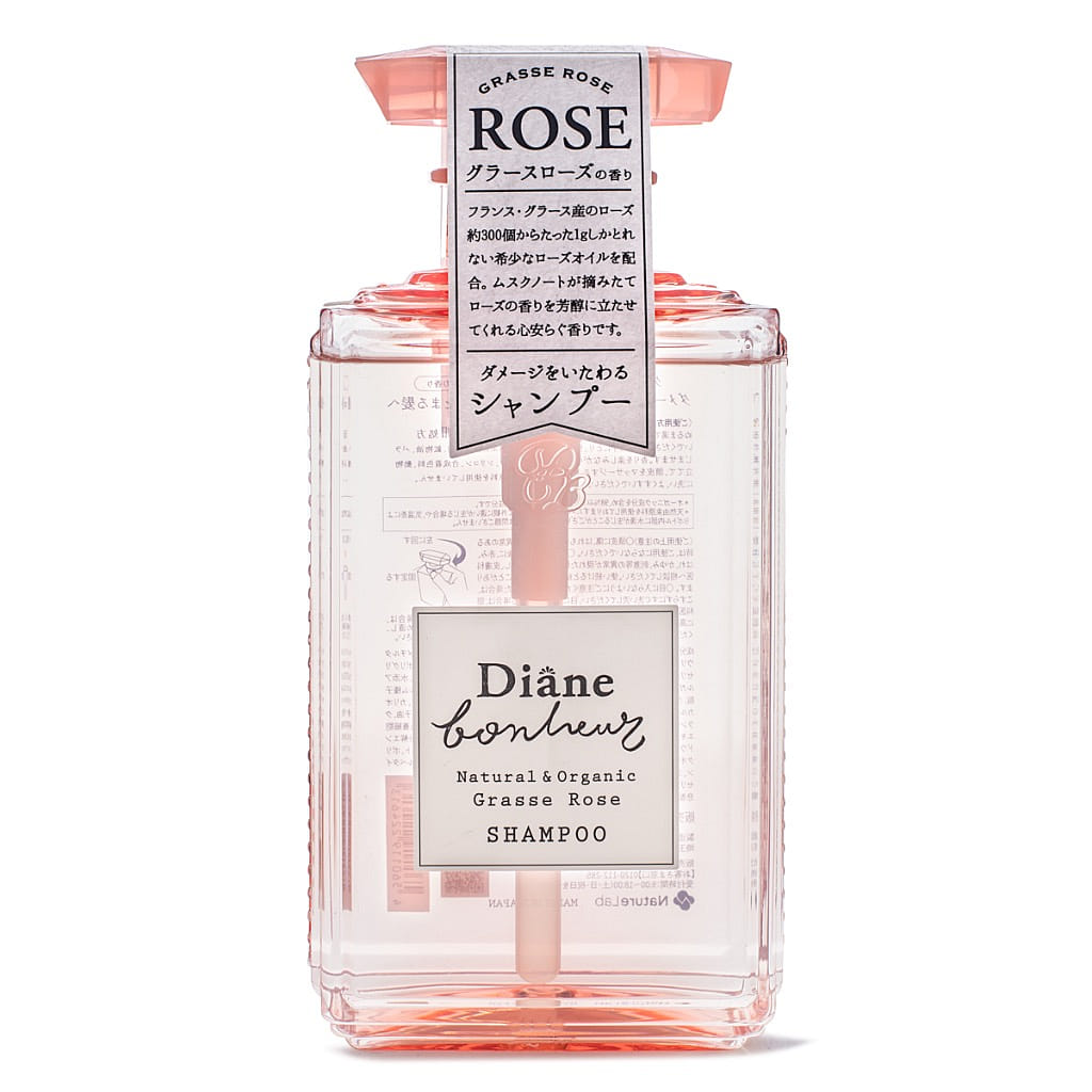 Moist Diane Bonheur Organic Grasse Rose Shampoo 1 count