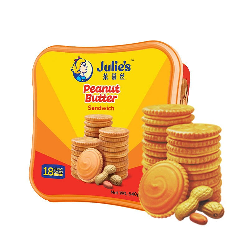 julies Peanut butter sandwich cookies 540g 540 g