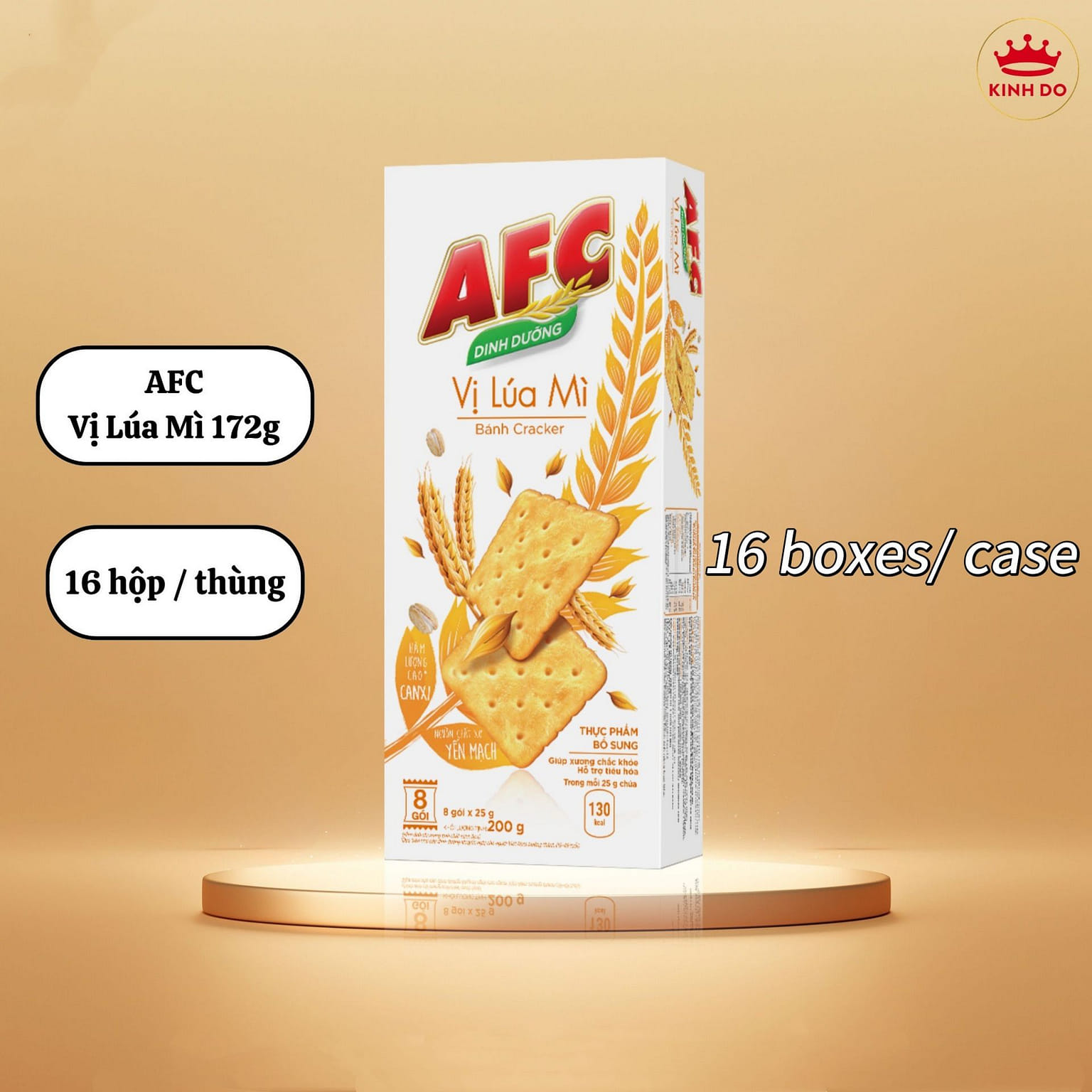AFC WHEAT CRACKER WHOLE CASE 16 개입