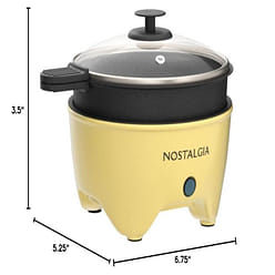 Mini Personal Electric Skillet & Rapid Noodle Maker, Perfect For Healthy Keto 1 each