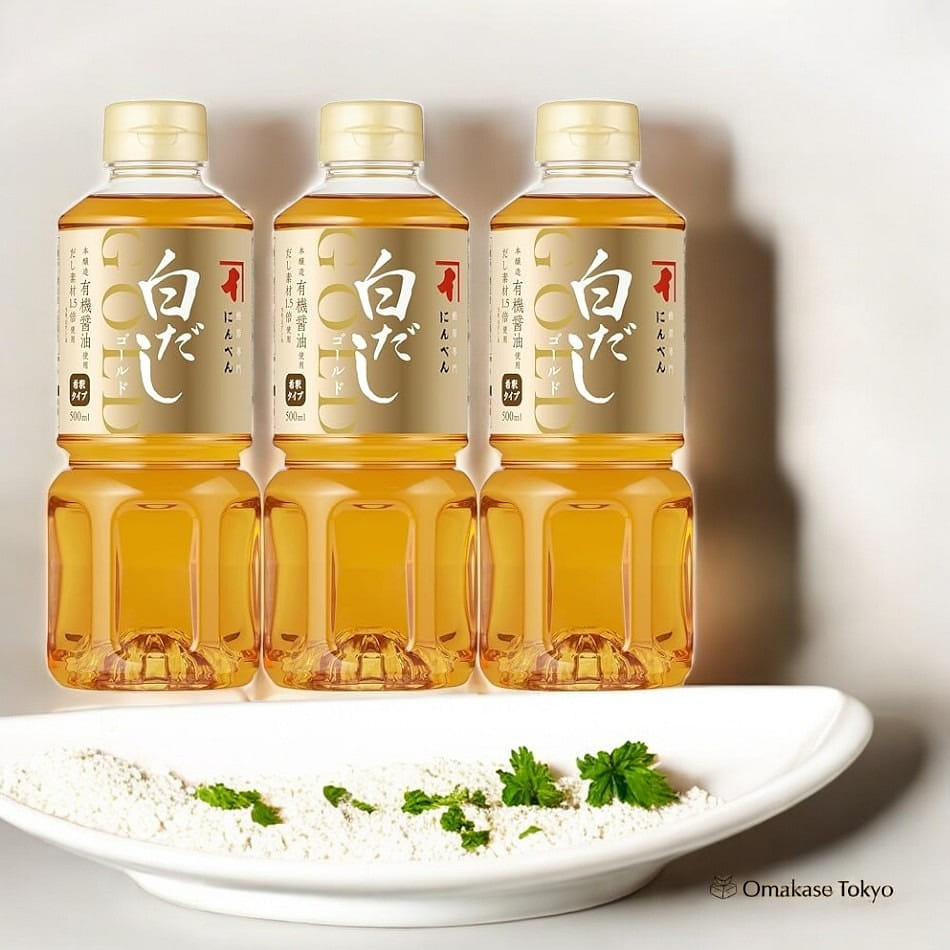 Ninben Concentrated White Dashi Gold 3 Bottles 1810 그램