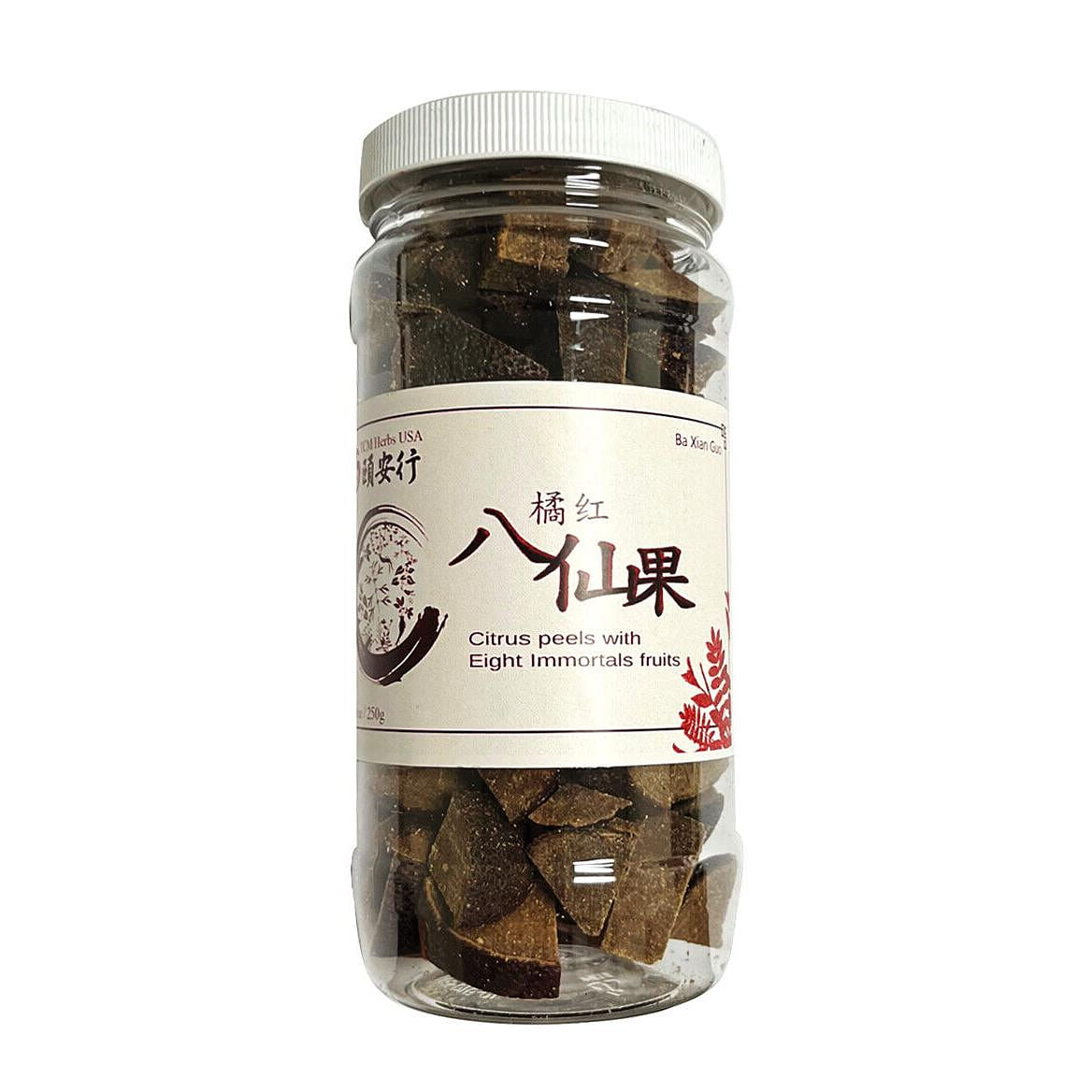 Citrus Peels with Eight Immortals Fruits Black 250 그램