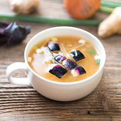 Yellow Miso with Eggplant & Ginger Pack of 4- 1 box