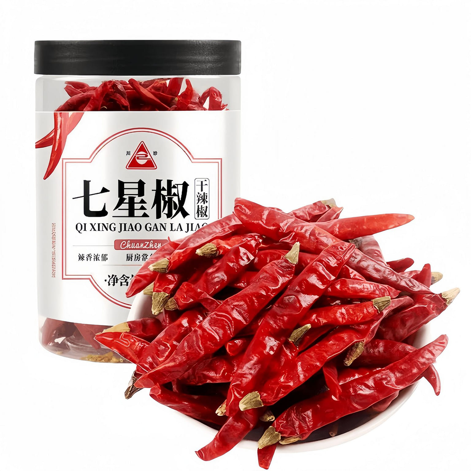 One jar of Qixing chili Sichuan dried chili pepper 100 g