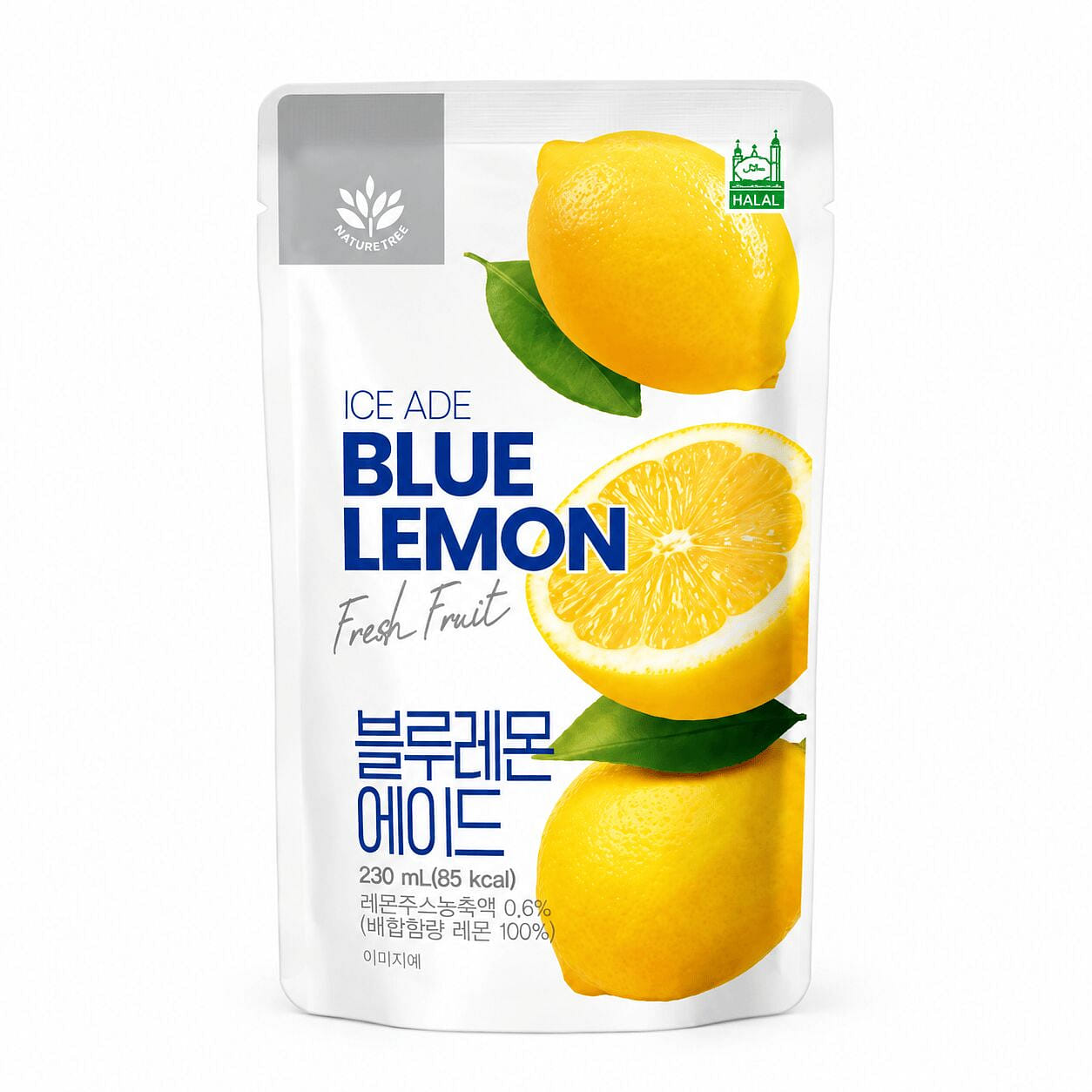 아이스 에이드 파우치 음료, 블루레몬 7.77oz 1 개