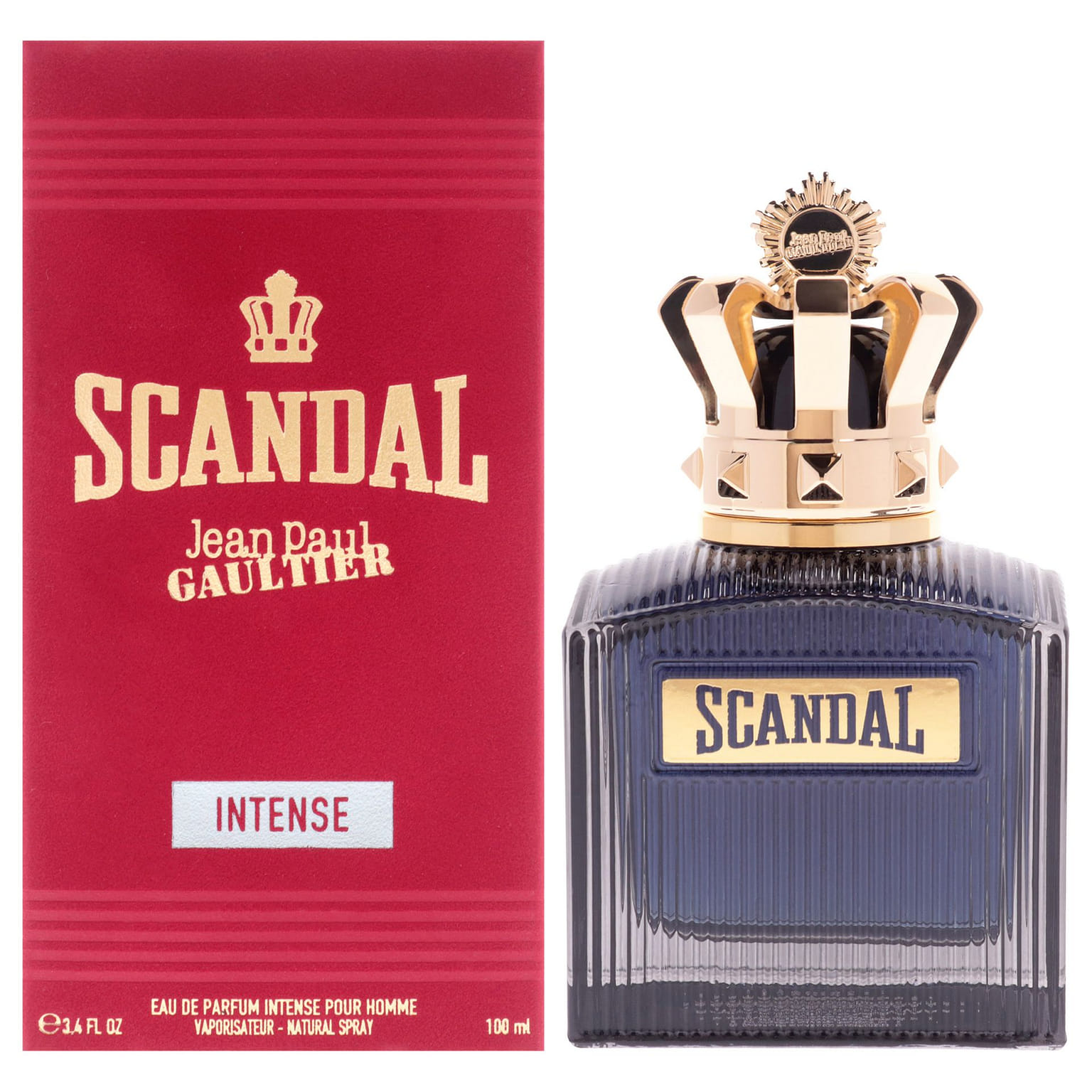 장 폴 고티에 스캔들 인텐스 남성용 향수 - 3.4oz (100ml) EDP 스프레이 3.4 온스
