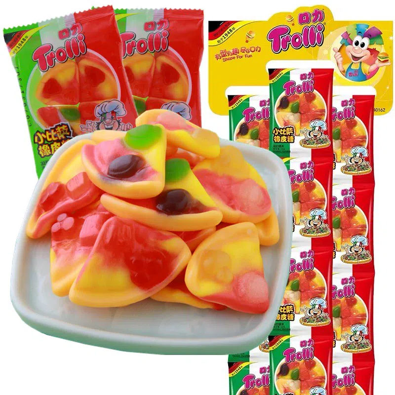 Mouth power pizza toy soft candy12g*10bag 120 g