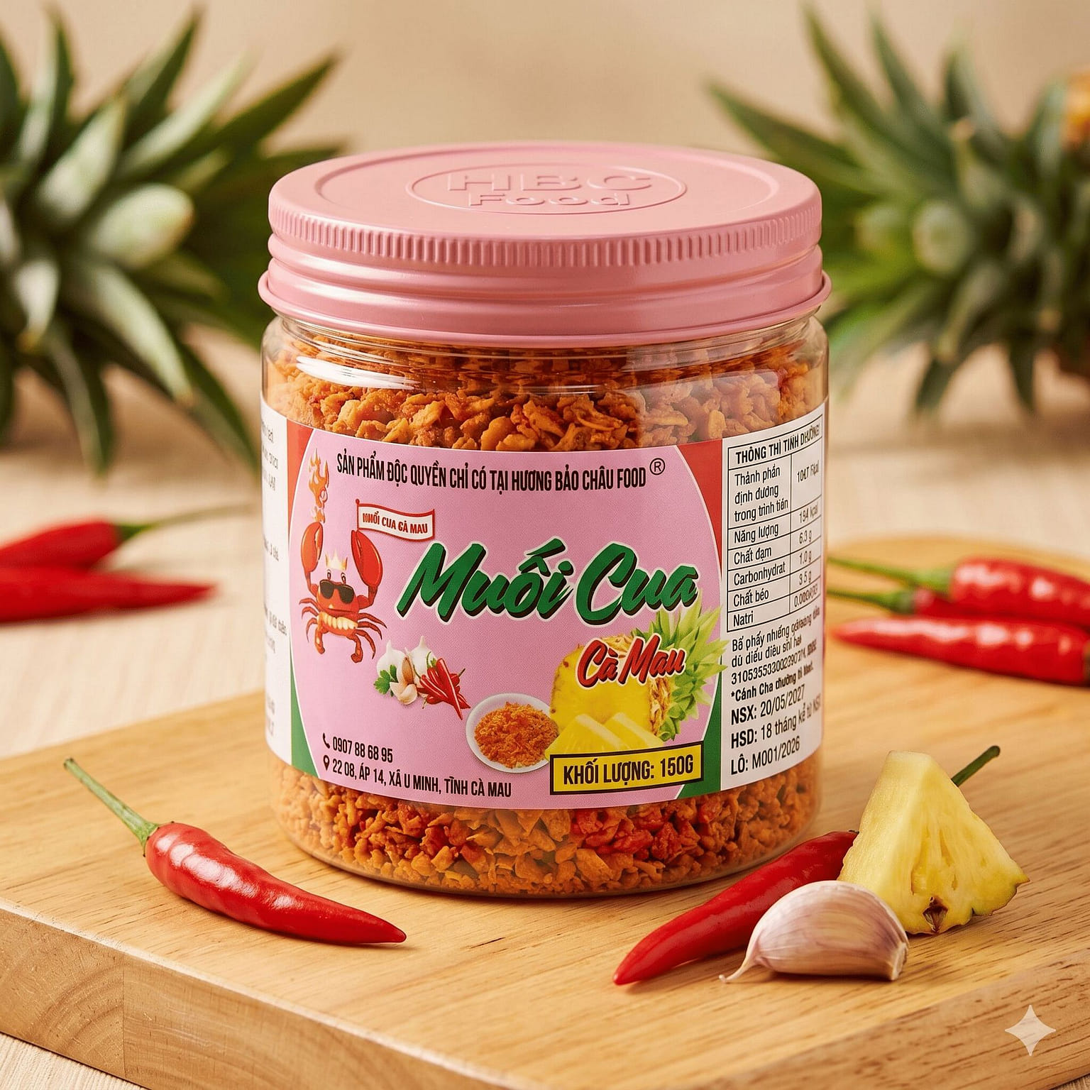TRI Foods Ca Mau Crab Salt 150g 150 g