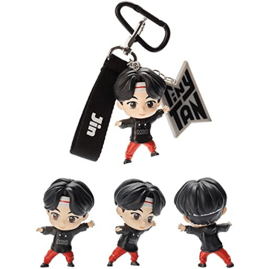 BTS Tinytan Figures Keychain Keyring Kpop Merchandise Bag Accessory Official Authentic Figurines Jin 0.5 파운드