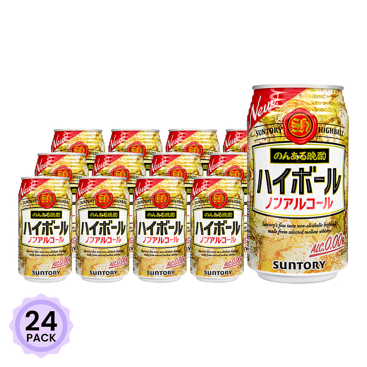 SUNTORY PREMIUM HIGHBALLYAMAZAKI350ml×24 Get Suntory Highball Non-Alcohol Sparkling Beverage 350 ml*24 pack