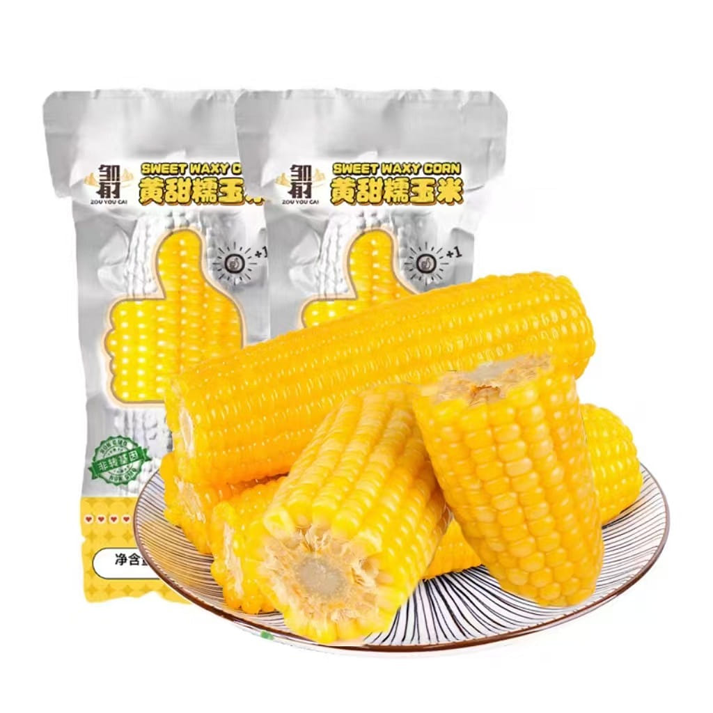Zou Youcai Fresh Northeast Sticky Corn 250g * 1 Vacuum Lock Fresh Fresh Picking Yellow Glutinous Corn Sweet Grains Breakfast ready to eat 250 그램