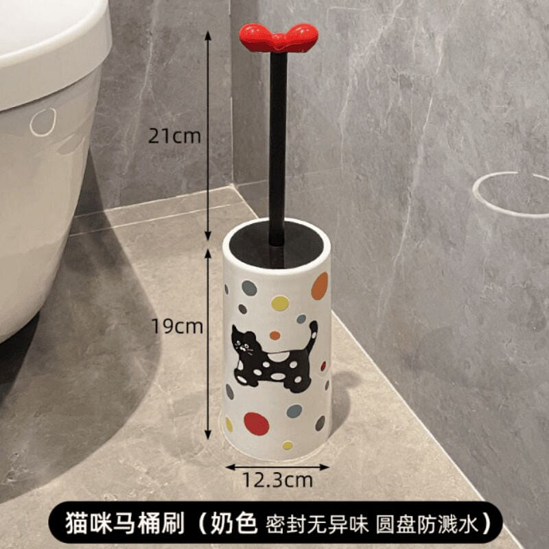 YuJianNi Toilet Bowl Brush and Caddy 1 อัน