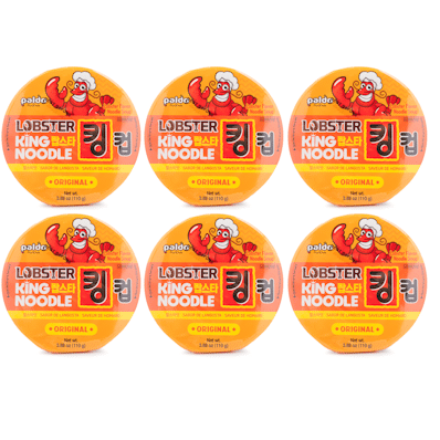 Paldo King Noodle Cup, Lobster Flavor pack of 6 1 개