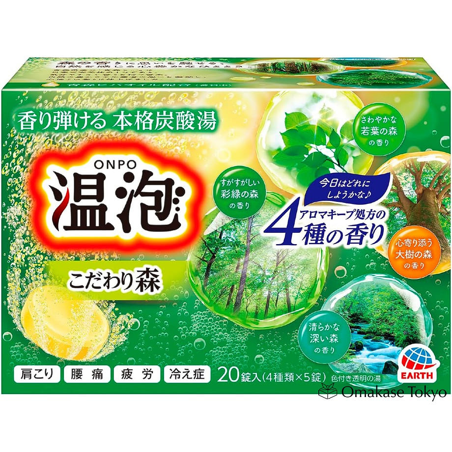 Earth ONPO Carbonated Water Kodawari Mori 4Types 900 グラム