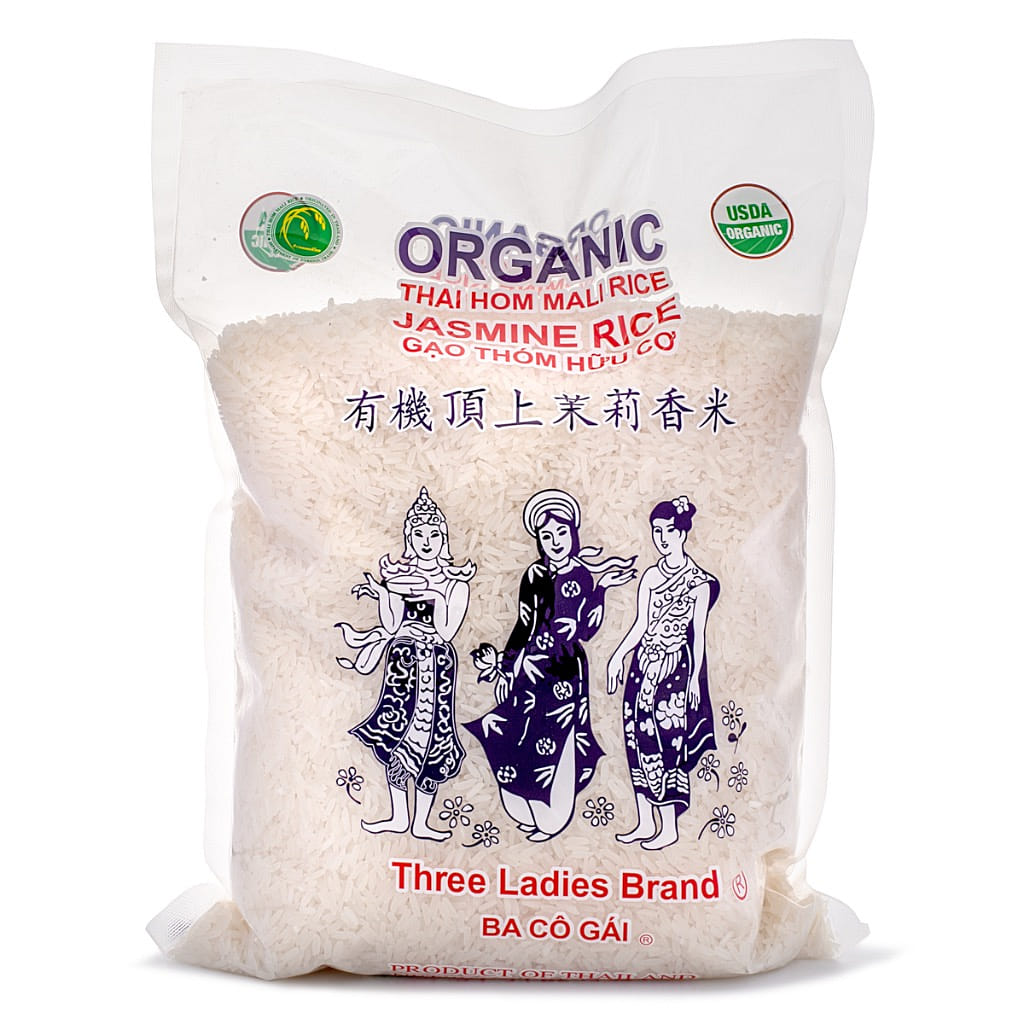 Gạo Hương Nhài Ba Cô Gái (Three Ladies Brand) 5 lb