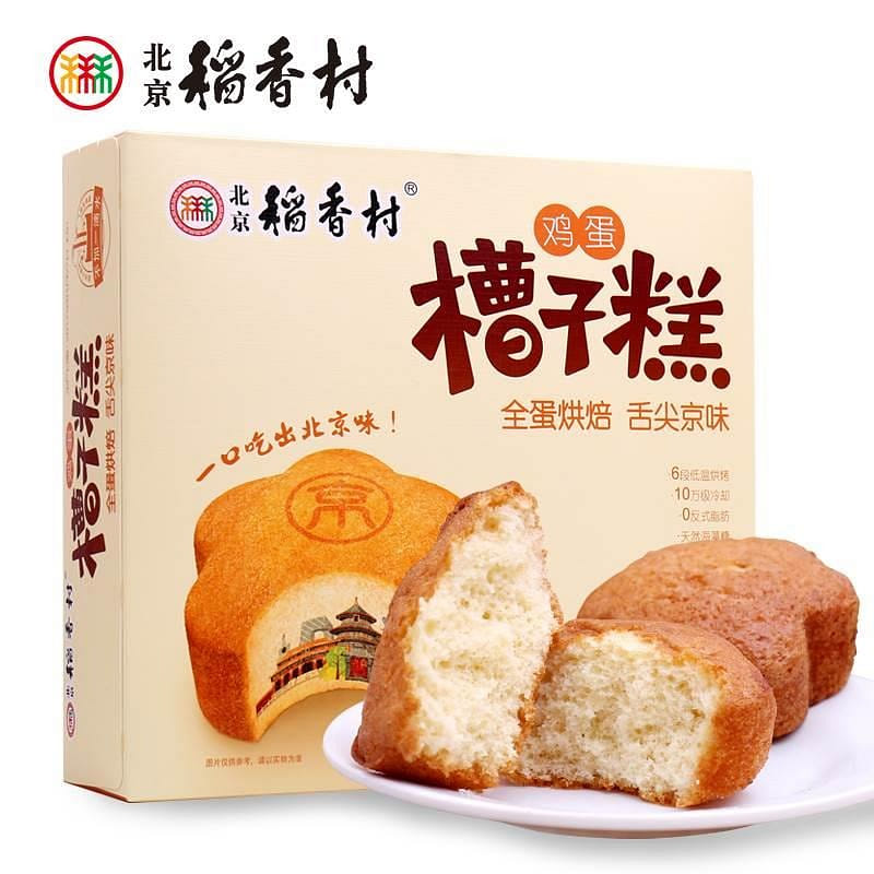 三禾稻香村 鸡蛋槽子糕 传统手工糕点心 312g 312 克
