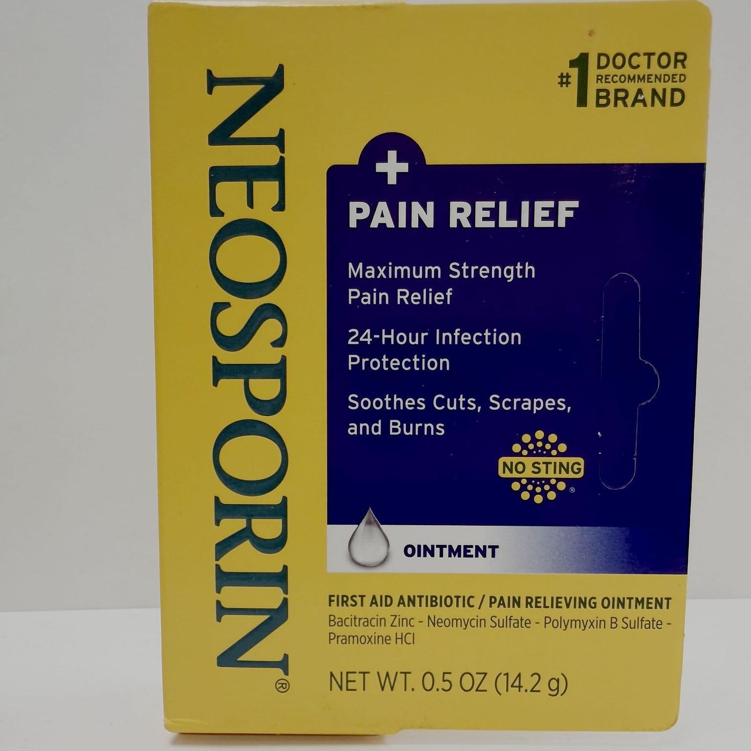 Neosporin OTC Pain Relief Antibiotic Ointment14.2g 1 each