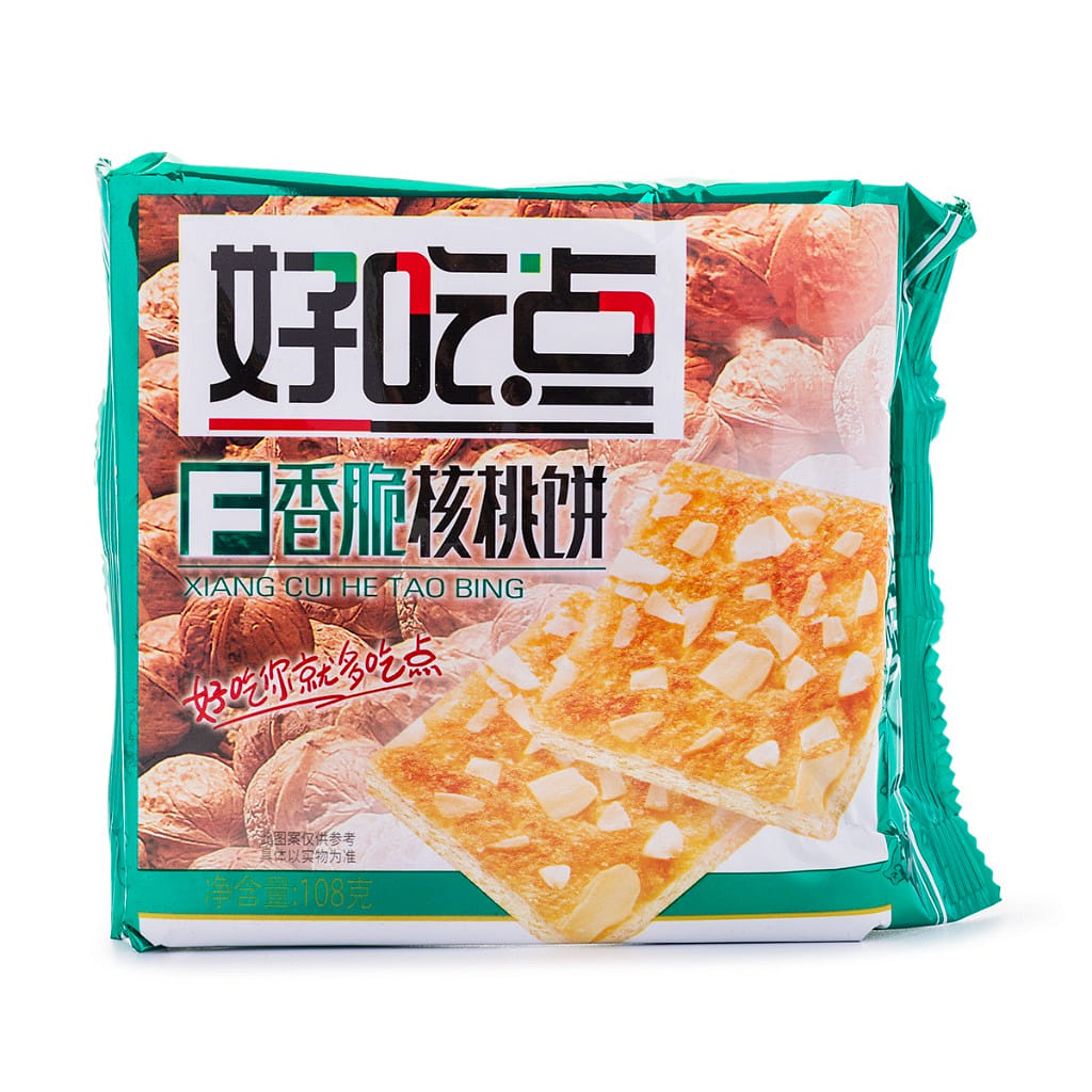 HaoChiDian 바삭 호두 비스킷 108 그램
