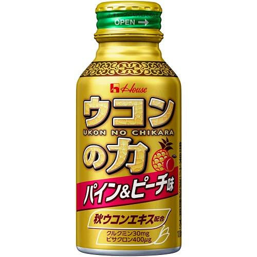 House Ukon no Chikara (Nước uống nghệ) - Vị Dứa & Đào 100ml 1 bottle