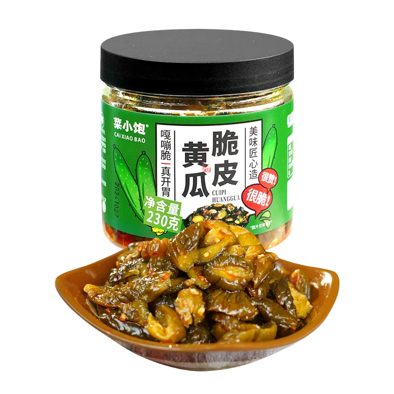 Caixiaobao Crispy Pickled Cucumber 230g*1 Jar 230 g