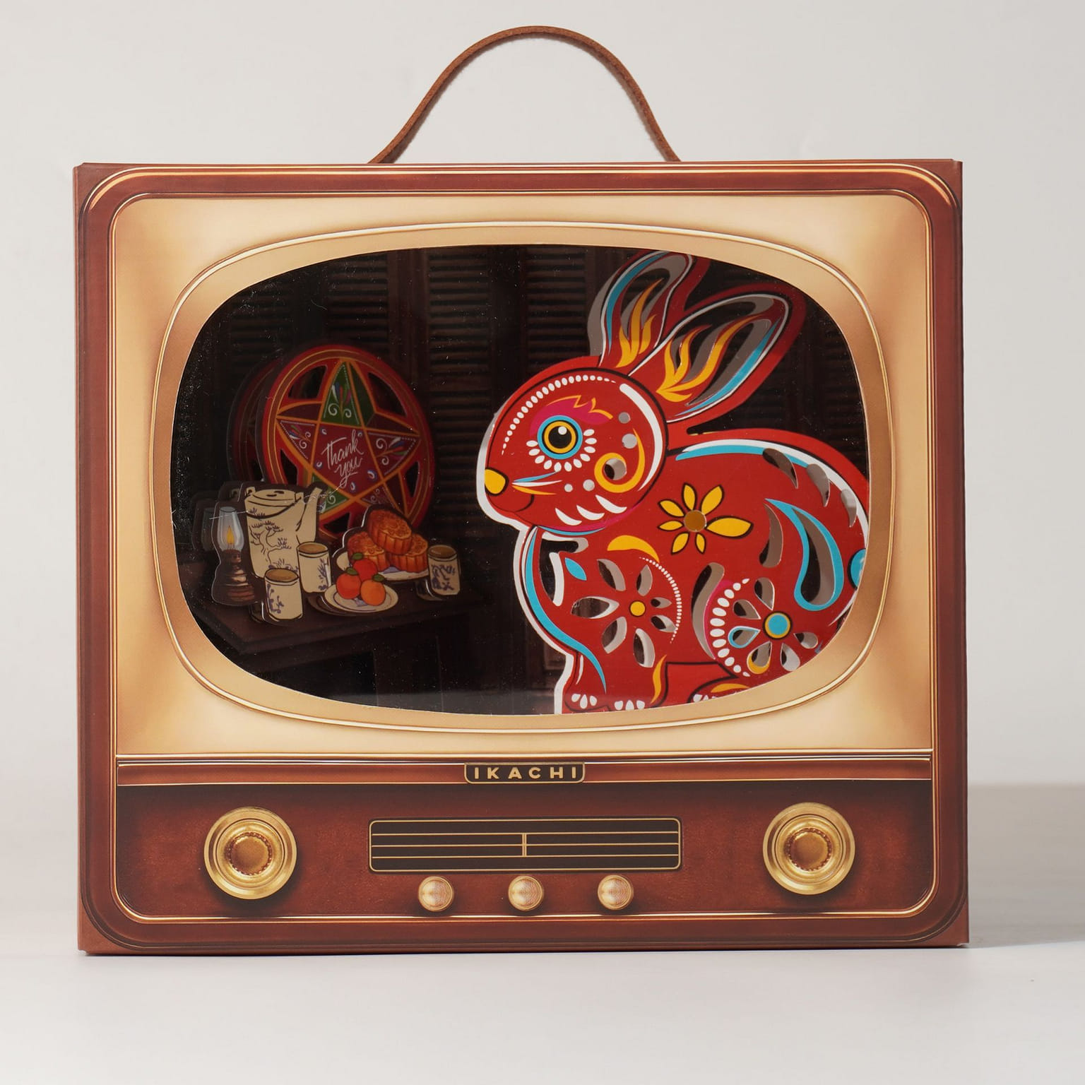 Ikachi Mini TV Rabbit Premium Mooncake, Cordyceps 918 g