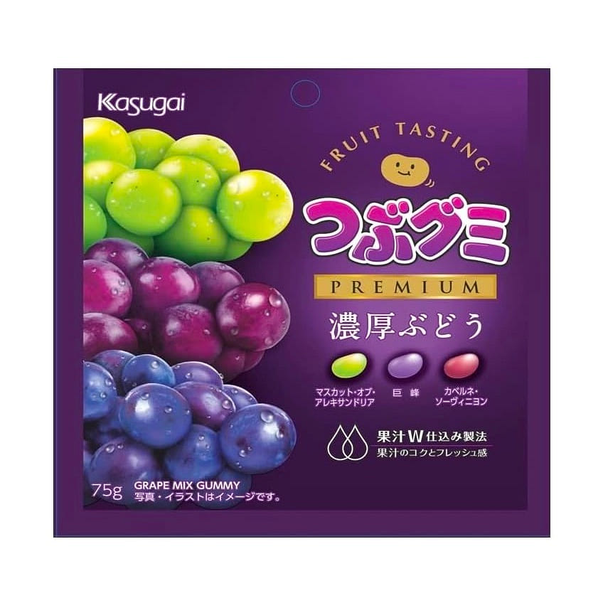 Gummy Premium Grape Muscat Chewy Candy Kasugai 75g 1 개