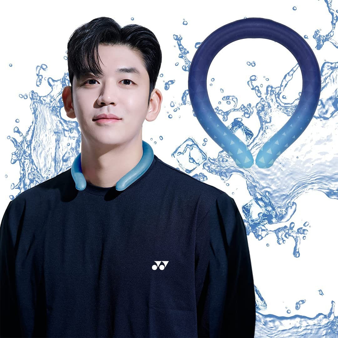 Ice Ring Neck Cooler, Personal Cooling Tube, Neck Wraps for Summer Hot Weather 12 온스