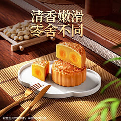 Low-Sugar Double Yolk White Lotus Seed Paste Moonc 600 g