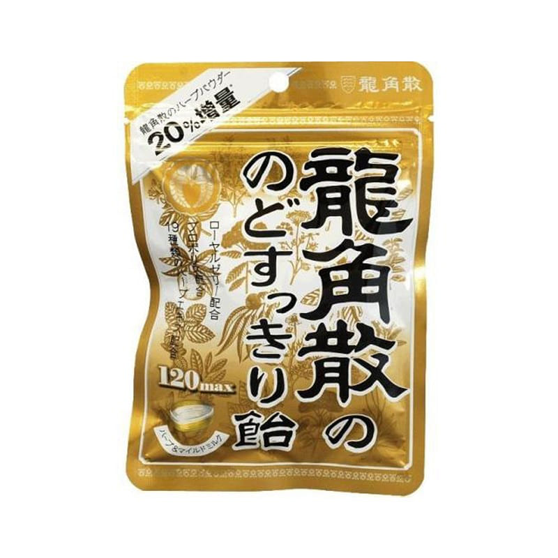 RYUKAKUSAN Throat Lozenges Gold Milk Flavor 88g 1 each
