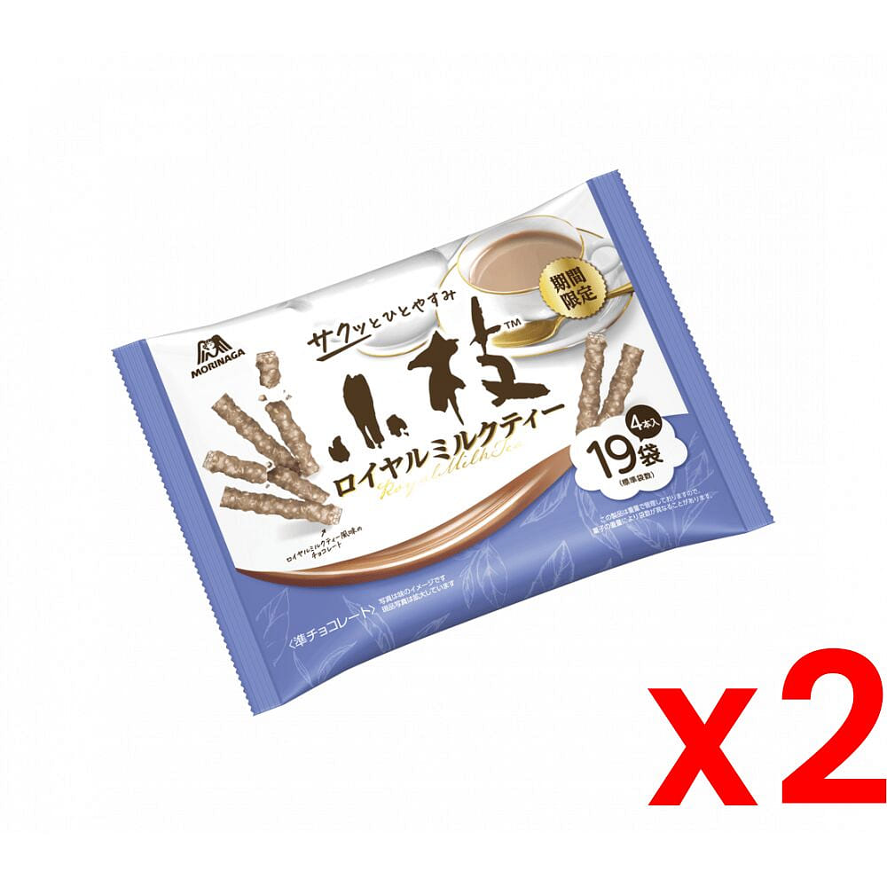 Morinaga Koeda Choco Stick Royal Milk Tea 100gx2 1 pack