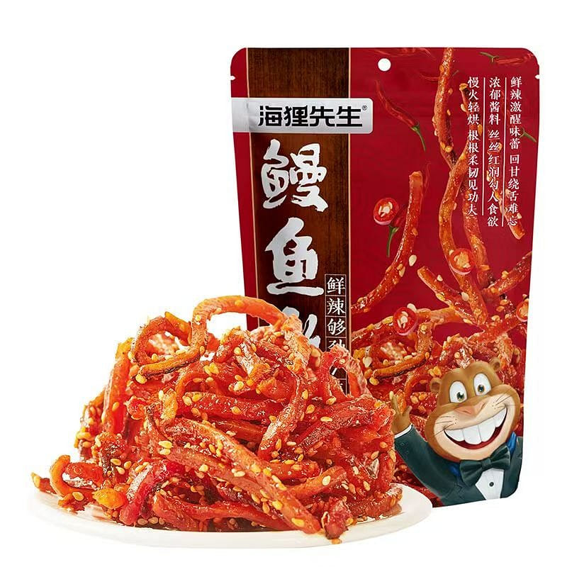 Haili Xiansheng Spicy Honey Eel Strips 80g*1 Bag 80 g