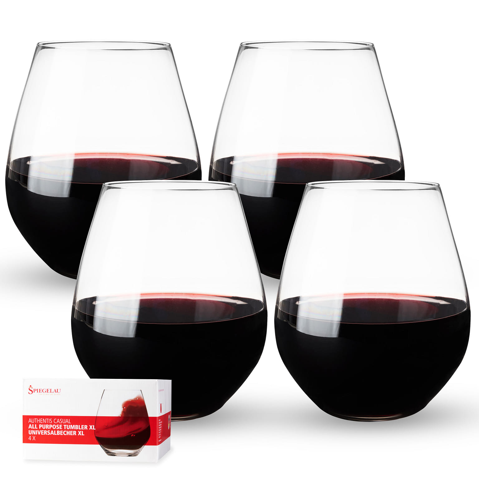 Spiegelau Authentis 22 oz All Purpose tumber XL (set of 4) 4 ส่วน