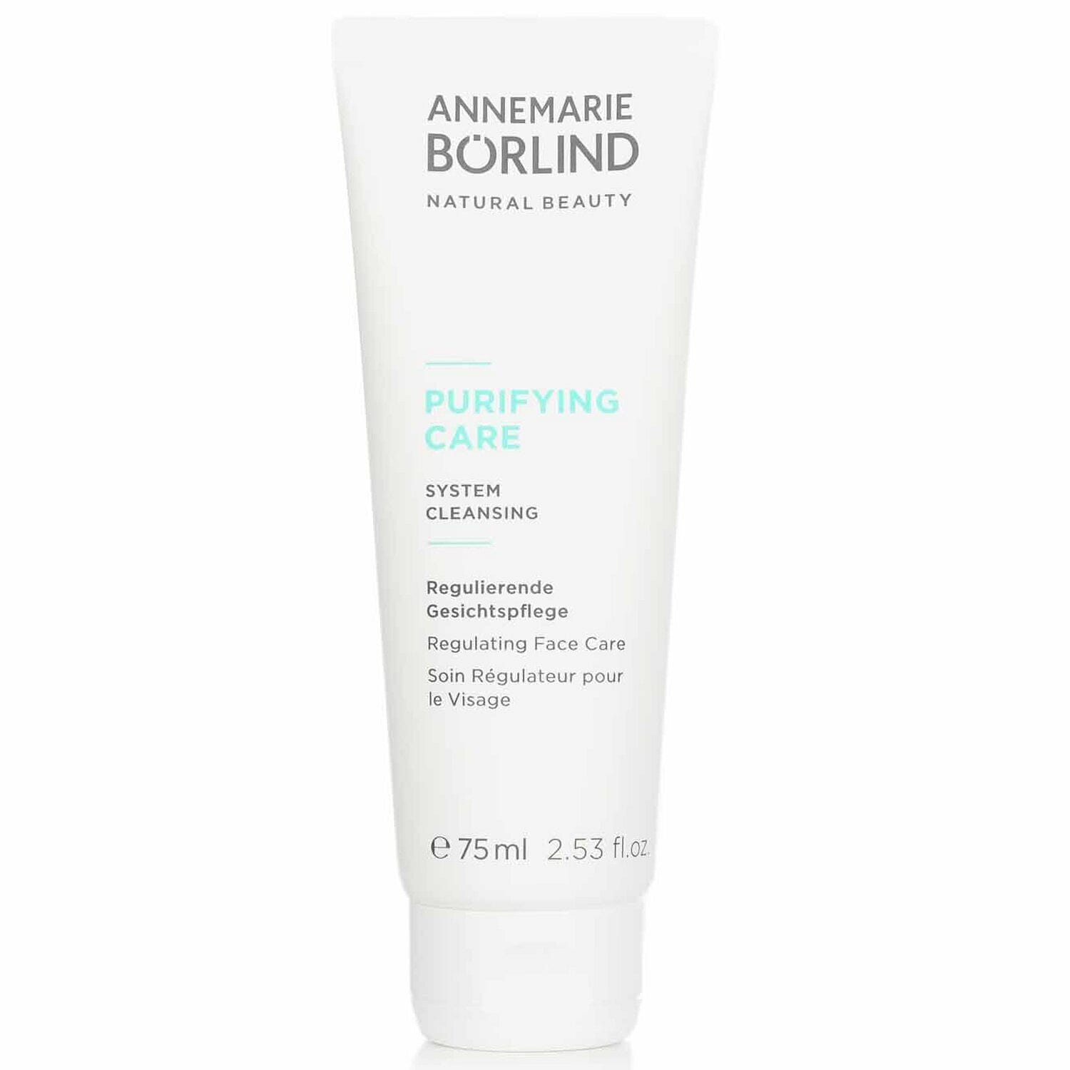 Annemarie Borlind Purifying Care System Cleansing and Conditioning Facial - For Oily or Acne-Prone Skin 75 มิลลิลิตร
