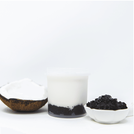 Pudim de leite de coco com arroz roxo 1 unidade(s)