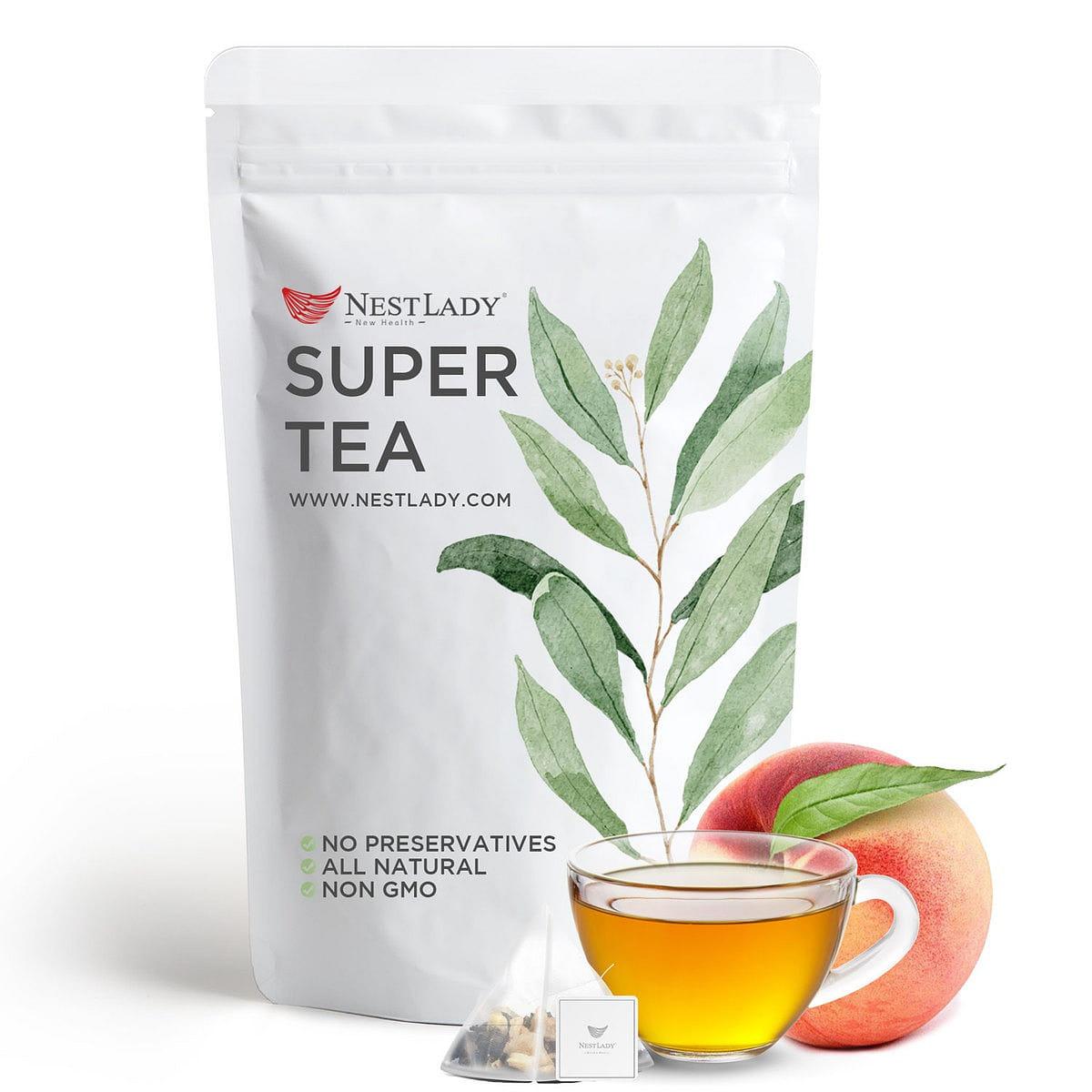 NESTLADY Peach Oolong Tea 20 pcs 60 g