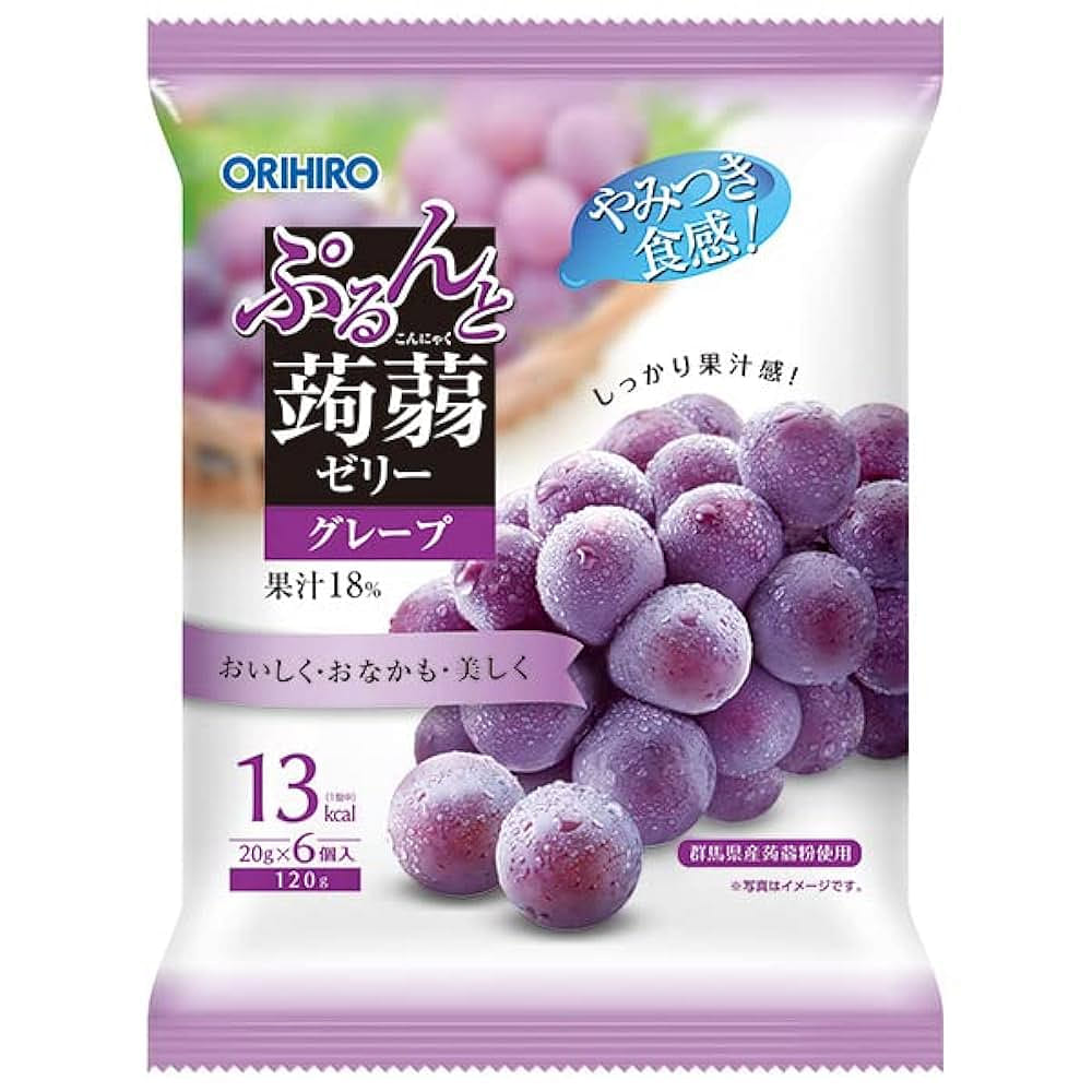 Orihiro Grape Konjac Jelly 13 อัน