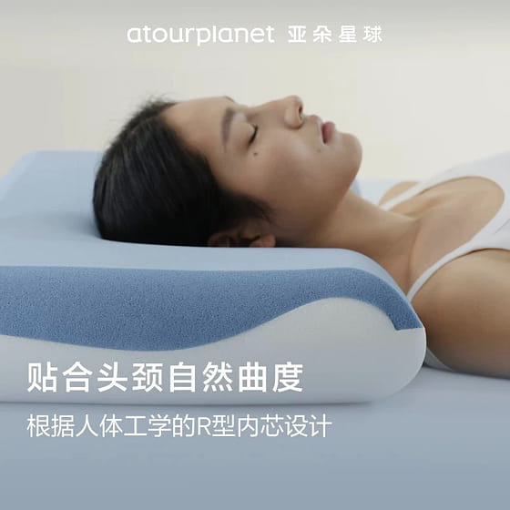 weee_grocery_亚朵星球一代深睡枕PRO 记忆棉成人枕头护颈枕一套 4.5 磅