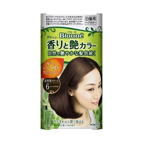 KAO Blaune hair dye dark brown 40g*2 1 ส่วน