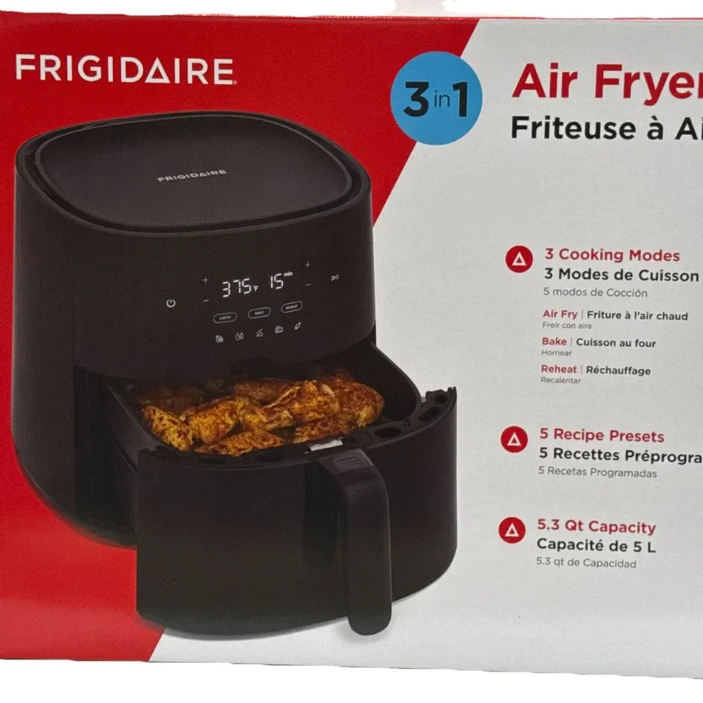 Frigidaire 3-in-1 5.3 Quart Air Fryer, Air Fry Bak 1 แพ็ค