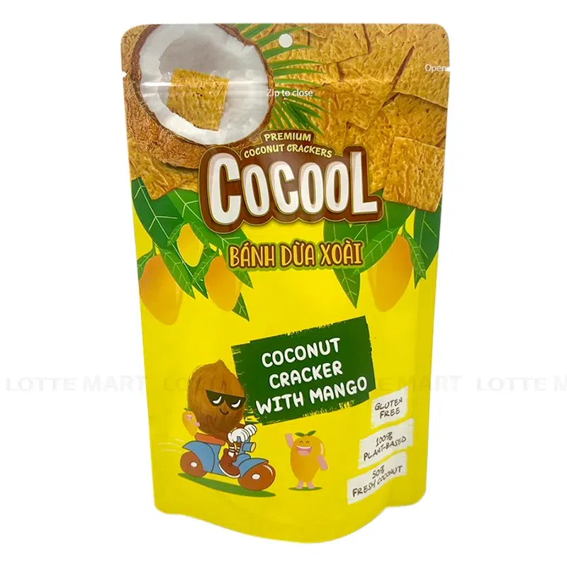 COCOOL COCONUT CRACKER WITH MANGO 2.82 온스