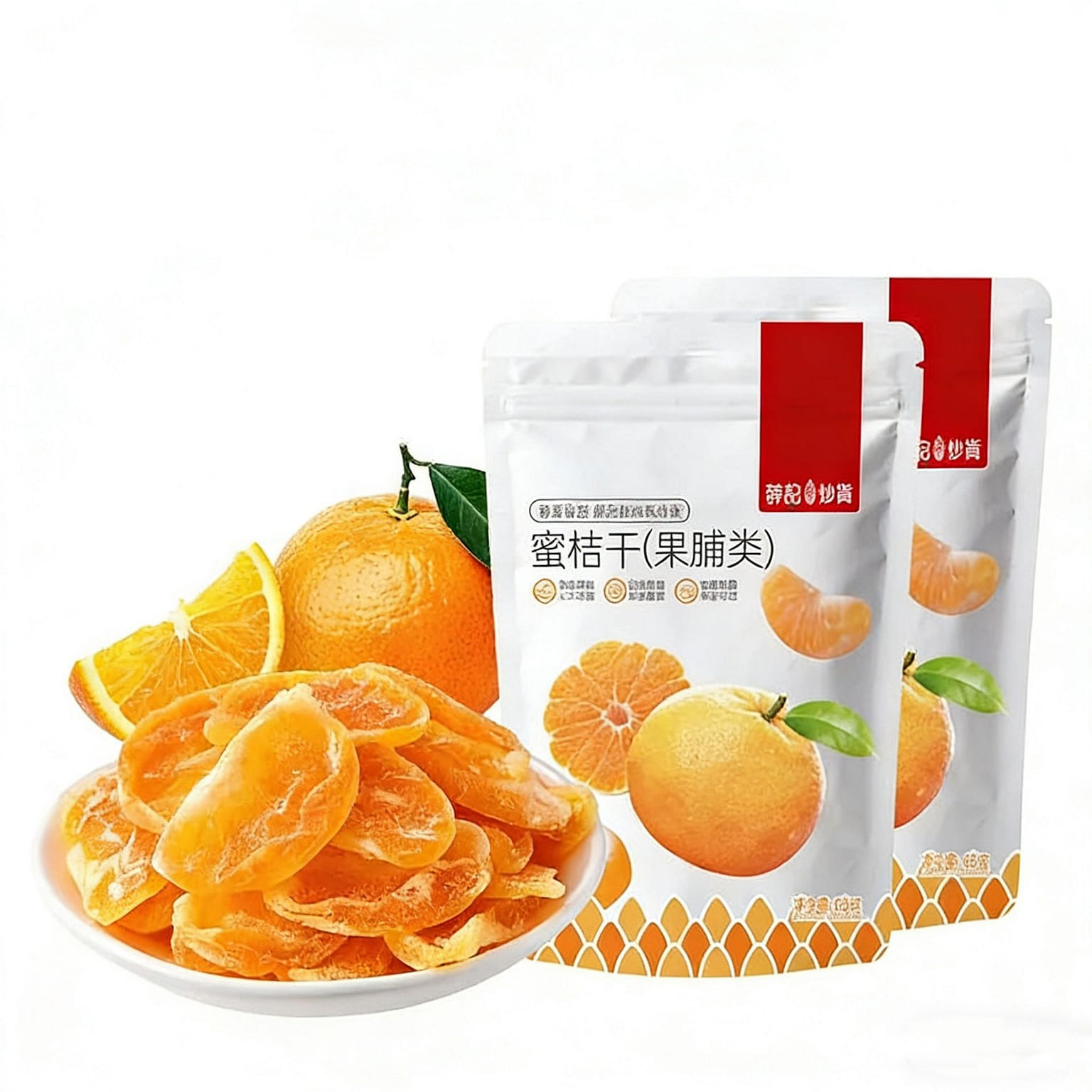 Dried tangerine, whole tangerine segments, sweet a 88 g