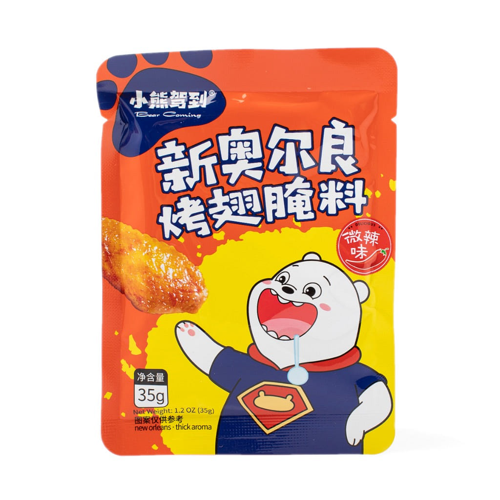 Bear Coming 뉴올리언스 닭날개 절임소스 (약간매운맛) 35 그램*96 팩