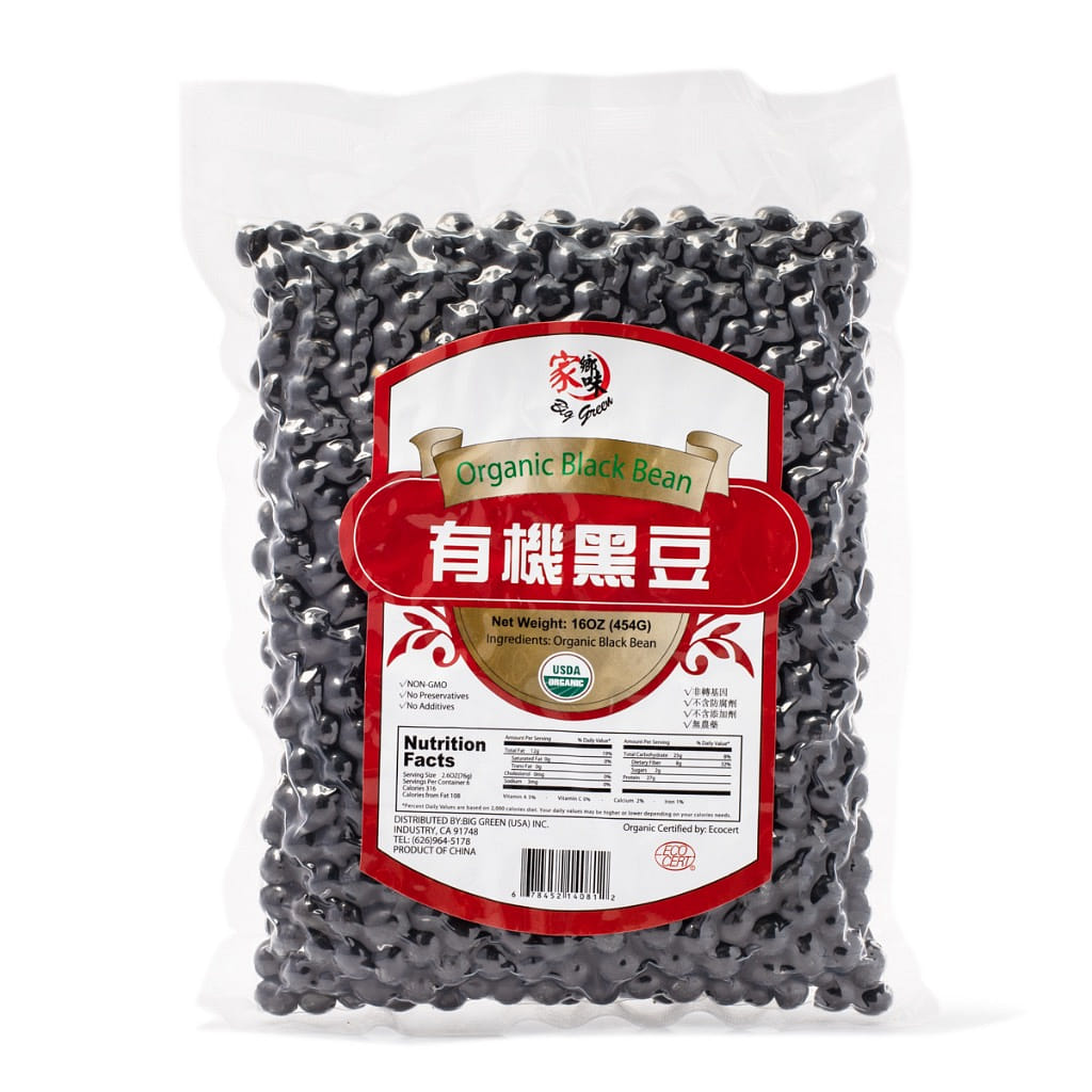 Đậu Đen Hữu Cơ Big Green 16 oz